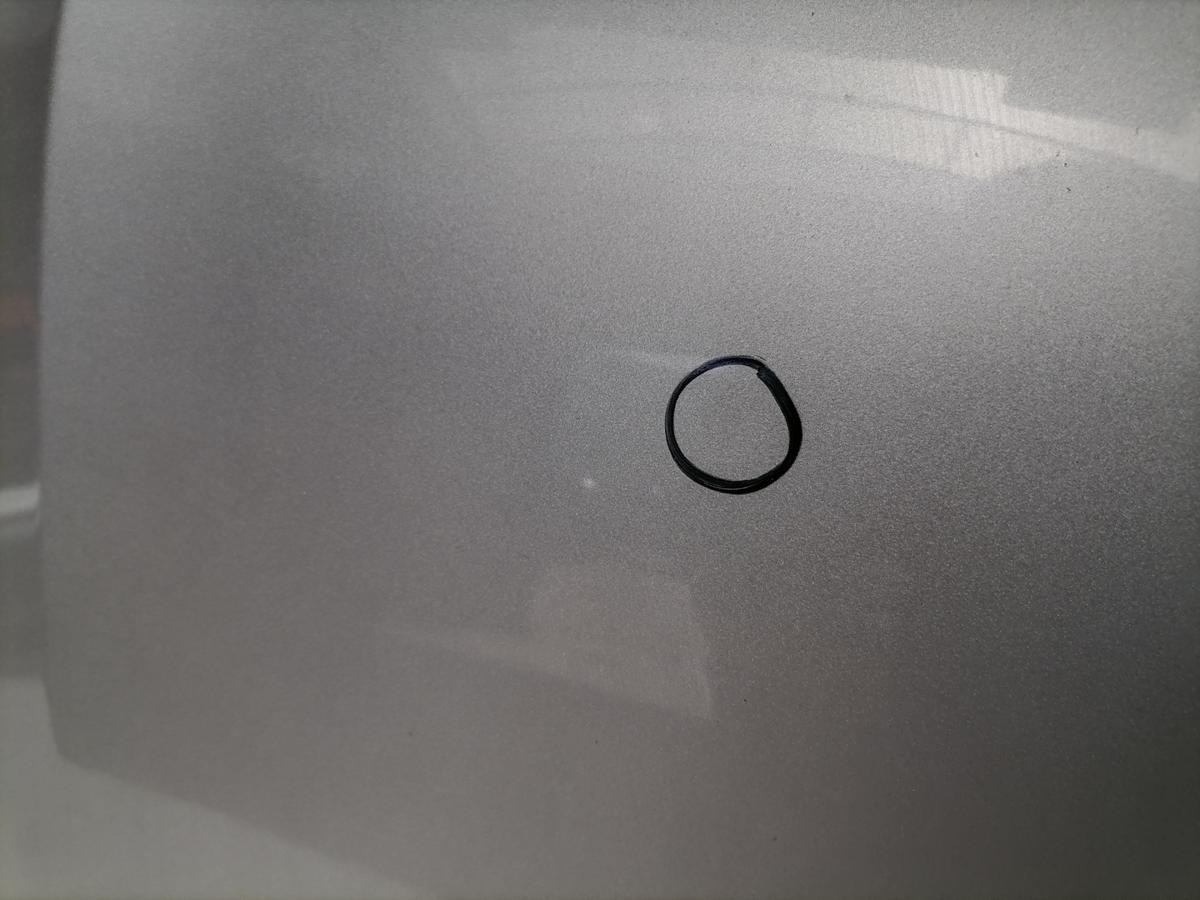 Mitsubishi Colt Z30 original Motorhaube Silber Rohbau Bj.2008